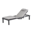 Sonnenliege 'Romina' grau 67,5 x 32 x 200 cm