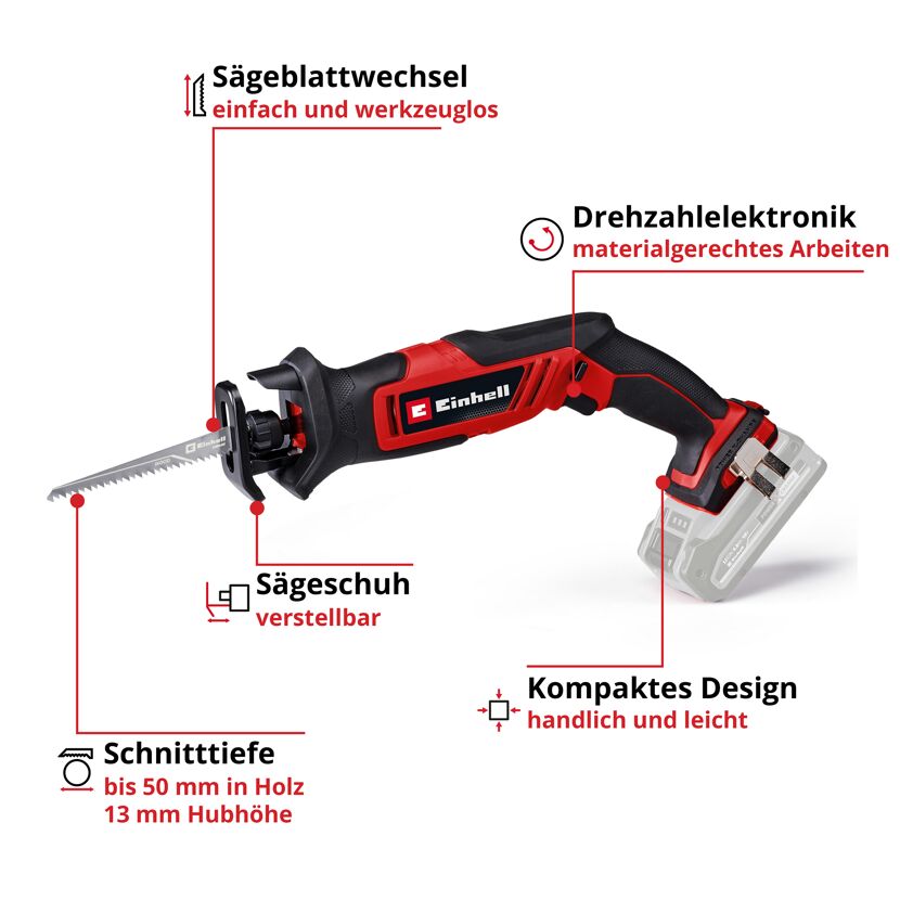Akku-Universalsäge 'TE-AP 18/13 Li - Solo' ohne Akku