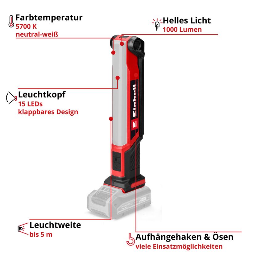 Akku-Lampe 'TE-CL 18/1000 S Li - Solo' 18 V 1000 lm ohne Akku