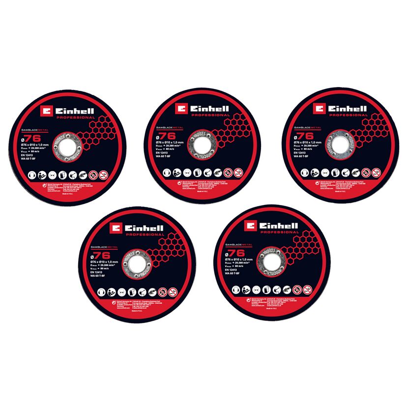 Trennscheiben-Set 76 mm 5 Stk.