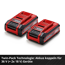 Akku '18V 4Ah Power X-Change Plus Twinpack'