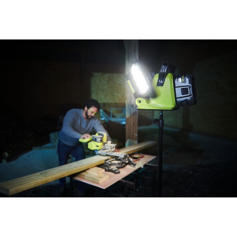 Akku-LED-Arbeitsleuchte 'RYOBI 18 V ONE+' 3000 lm ohne Akku und Ladegerät