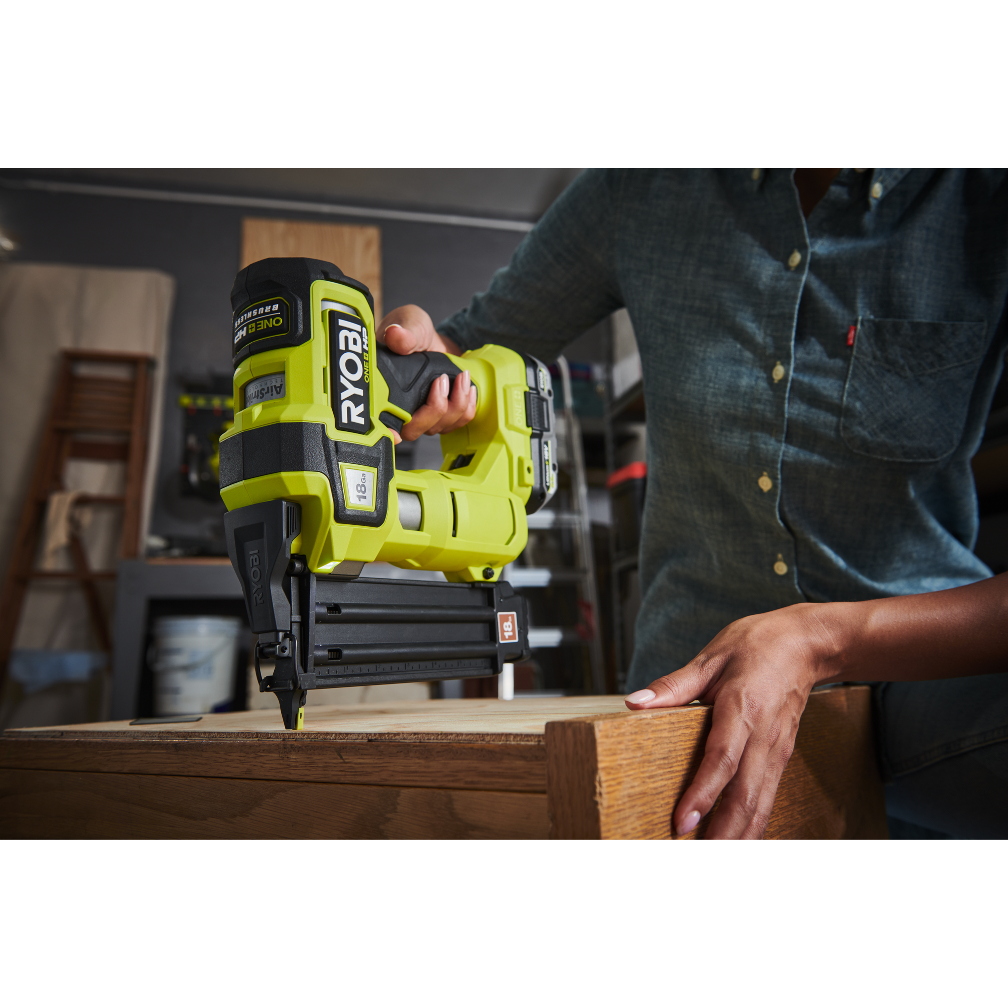 Akku-Tacker 'ONE+ R18GN18X-0' 18 V ohne Akku und Ladegerät