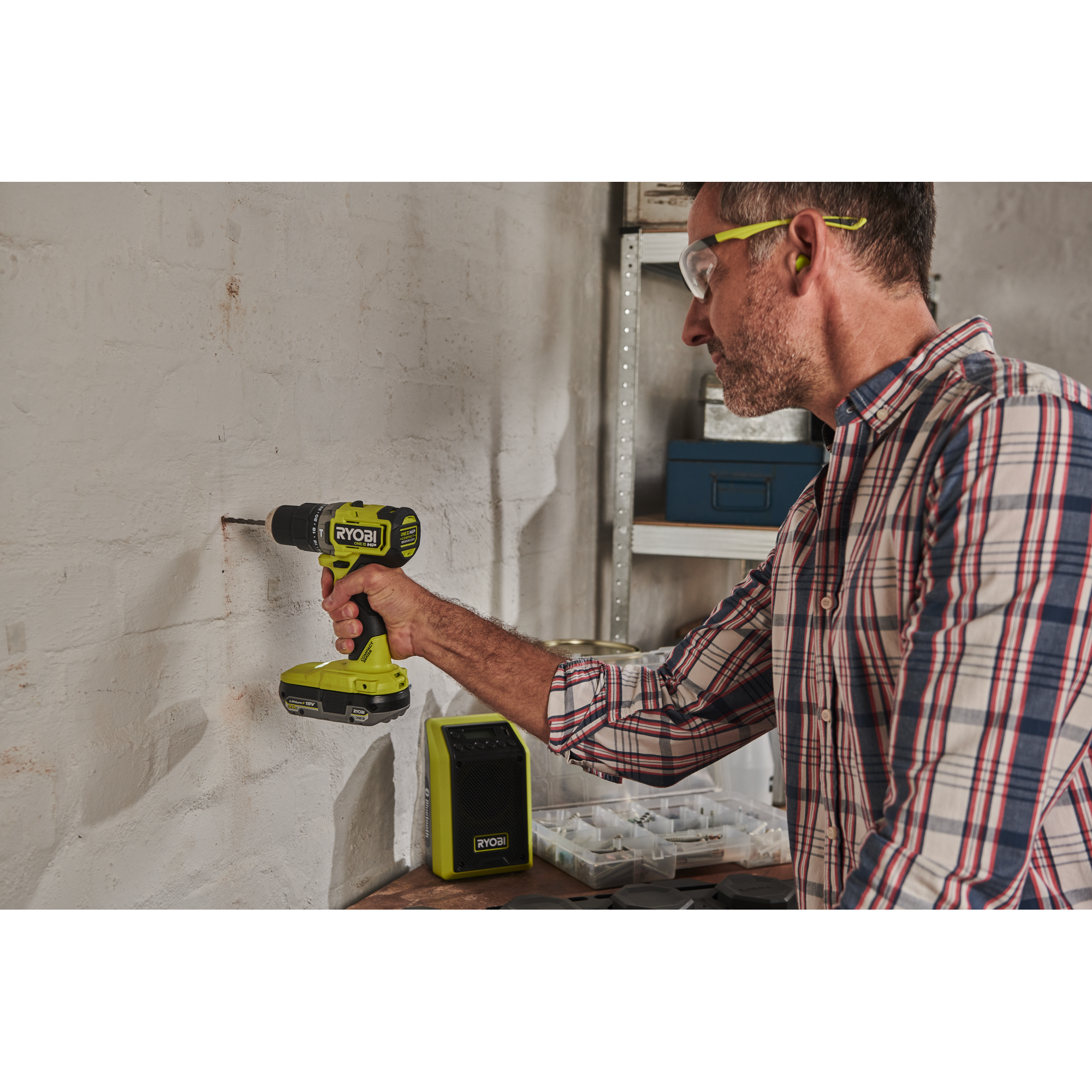 Akku-Schlagbohrschrauber 'ONE+ HP Brushless RPD18C1-1C20G' 18 V mit Akku und Ladegerät