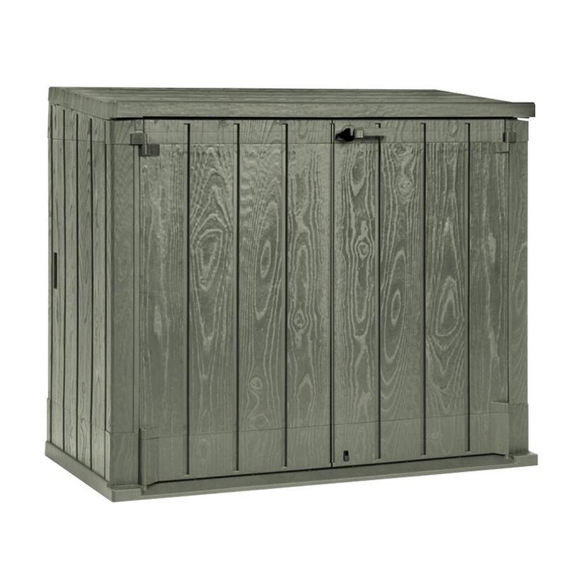 Mülltonnenbox 'Stora Way' für 2 Abfalltonnen 145 x 125 x 86 cm grün