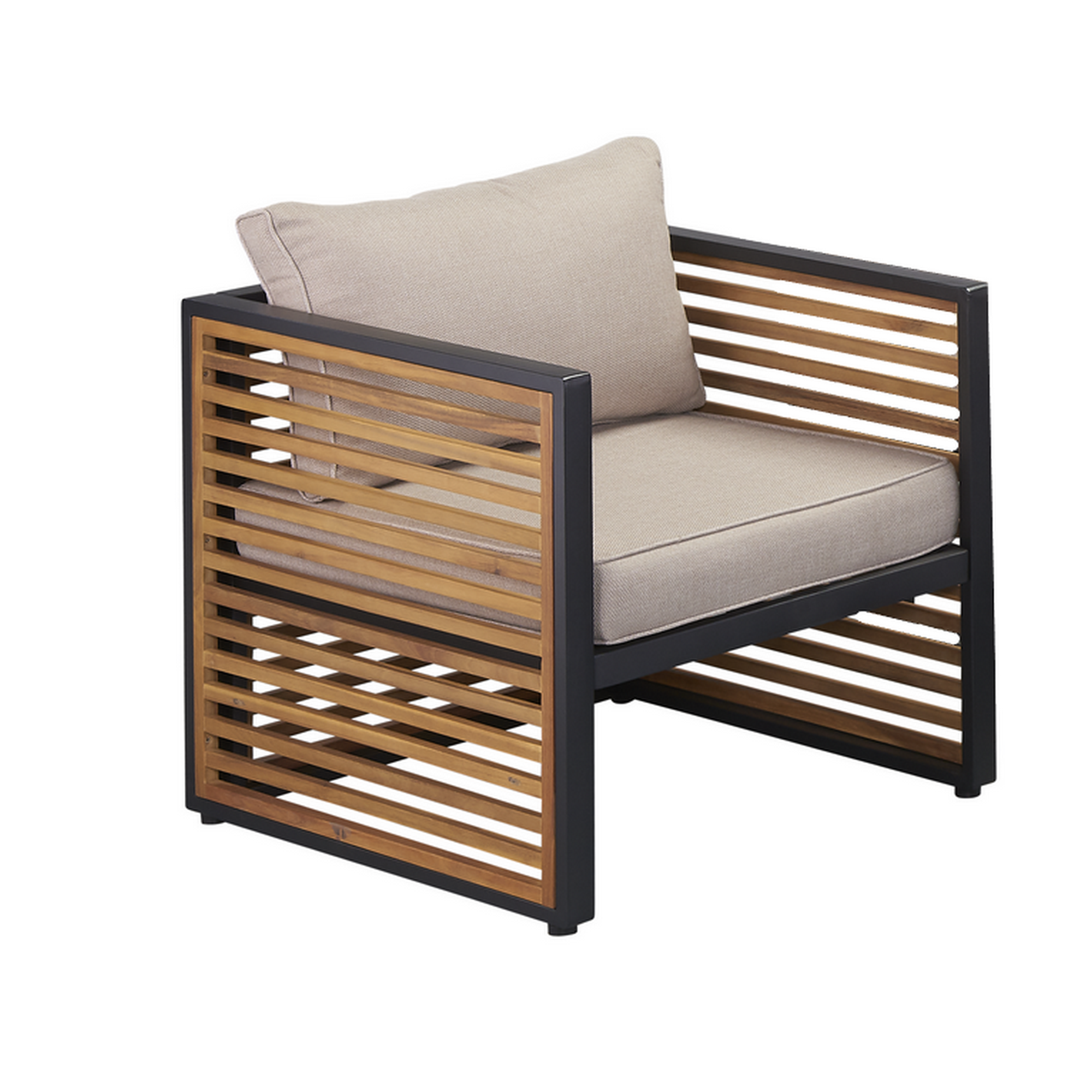 Gartensessel 'Livia' braun/beige