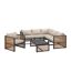 Gartensessel 'Livia' braun/beige