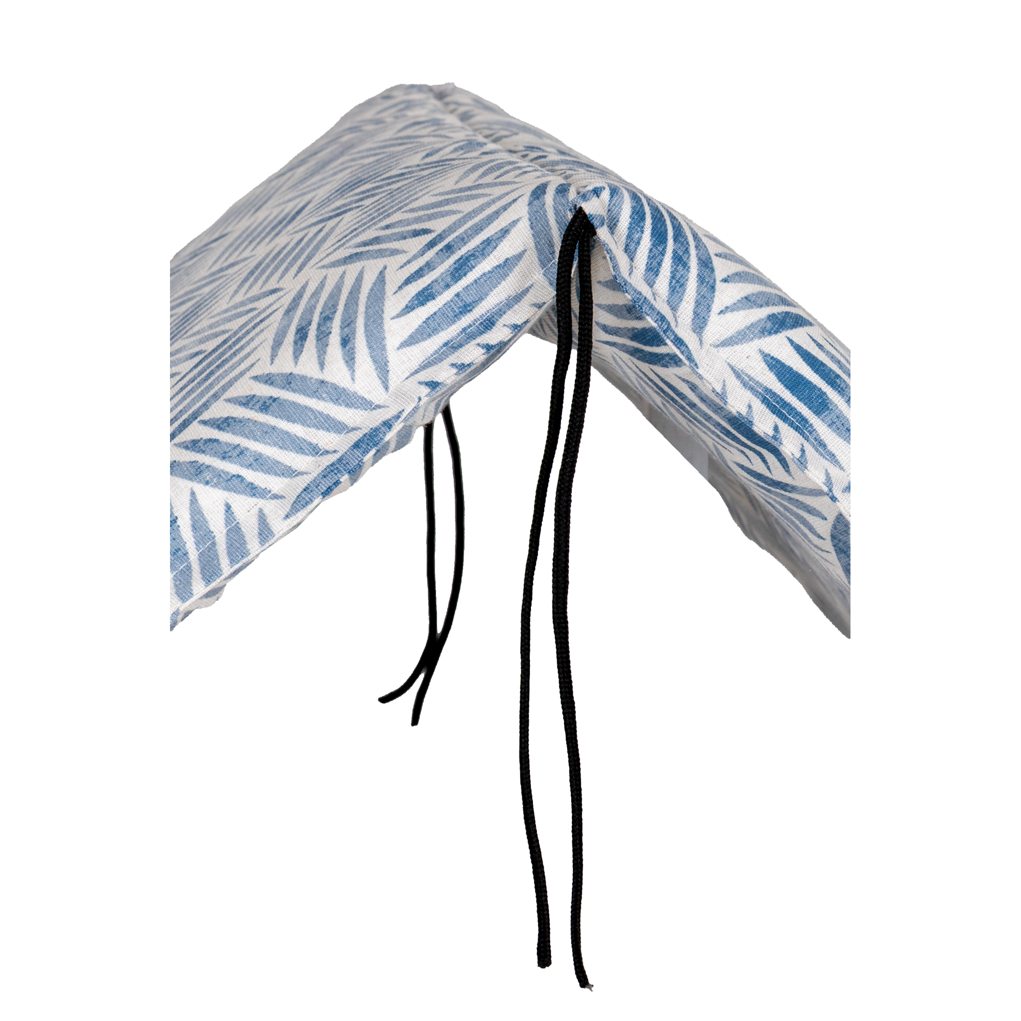 Niedriglehner-Auflage 'Gent' blau/weiß 48 x 100 x 5 cm