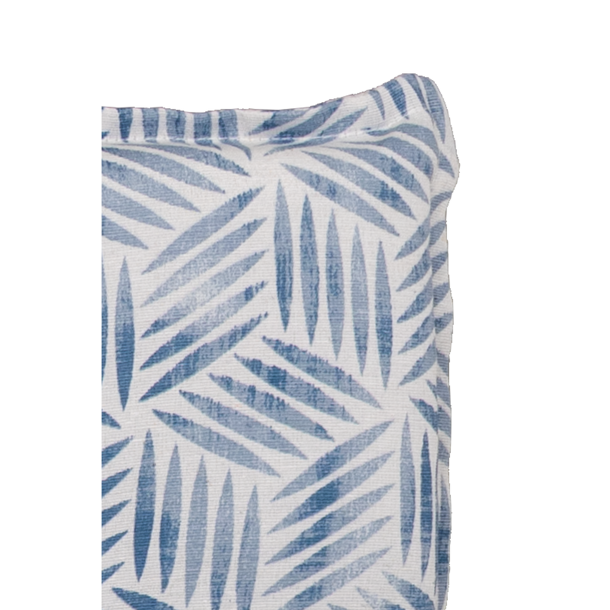 Niedriglehner-Auflage 'Gent' blau/weiß 48 x 100 x 5 cm