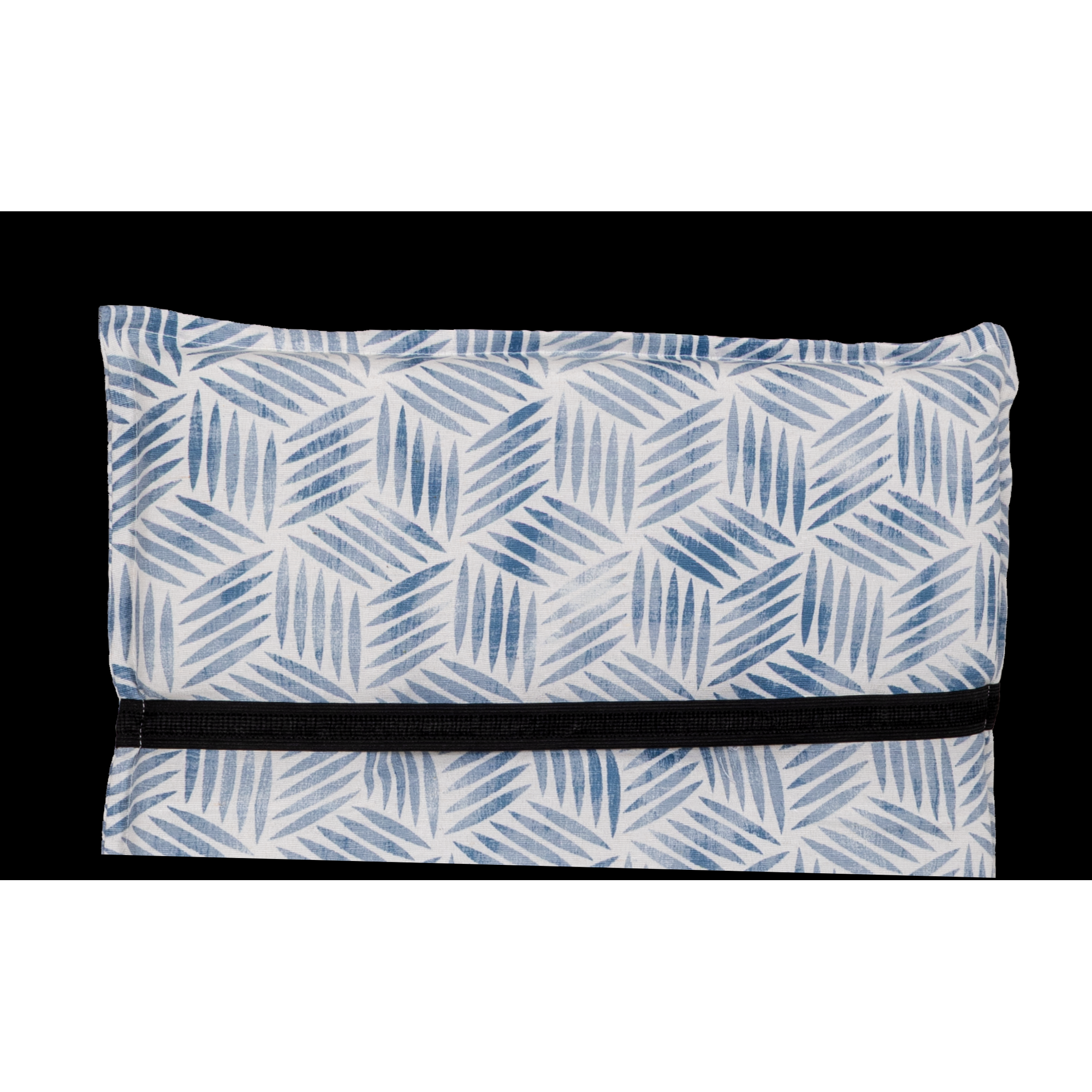 Niedriglehner-Auflage 'Gent' blau/weiß 48 x 100 x 5 cm