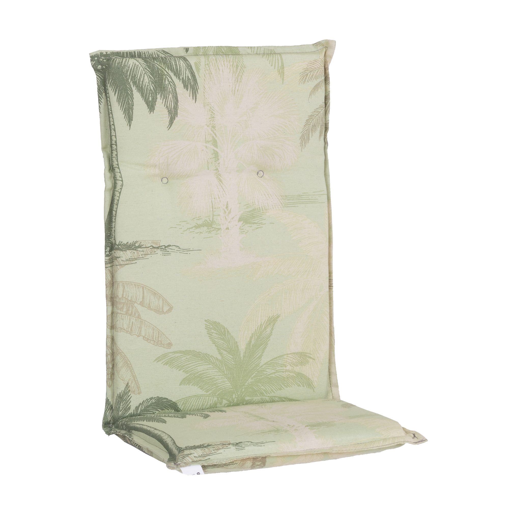 Hochlehner-Auflage 'Gala' hellgrün 48 x 120 x 5 cm