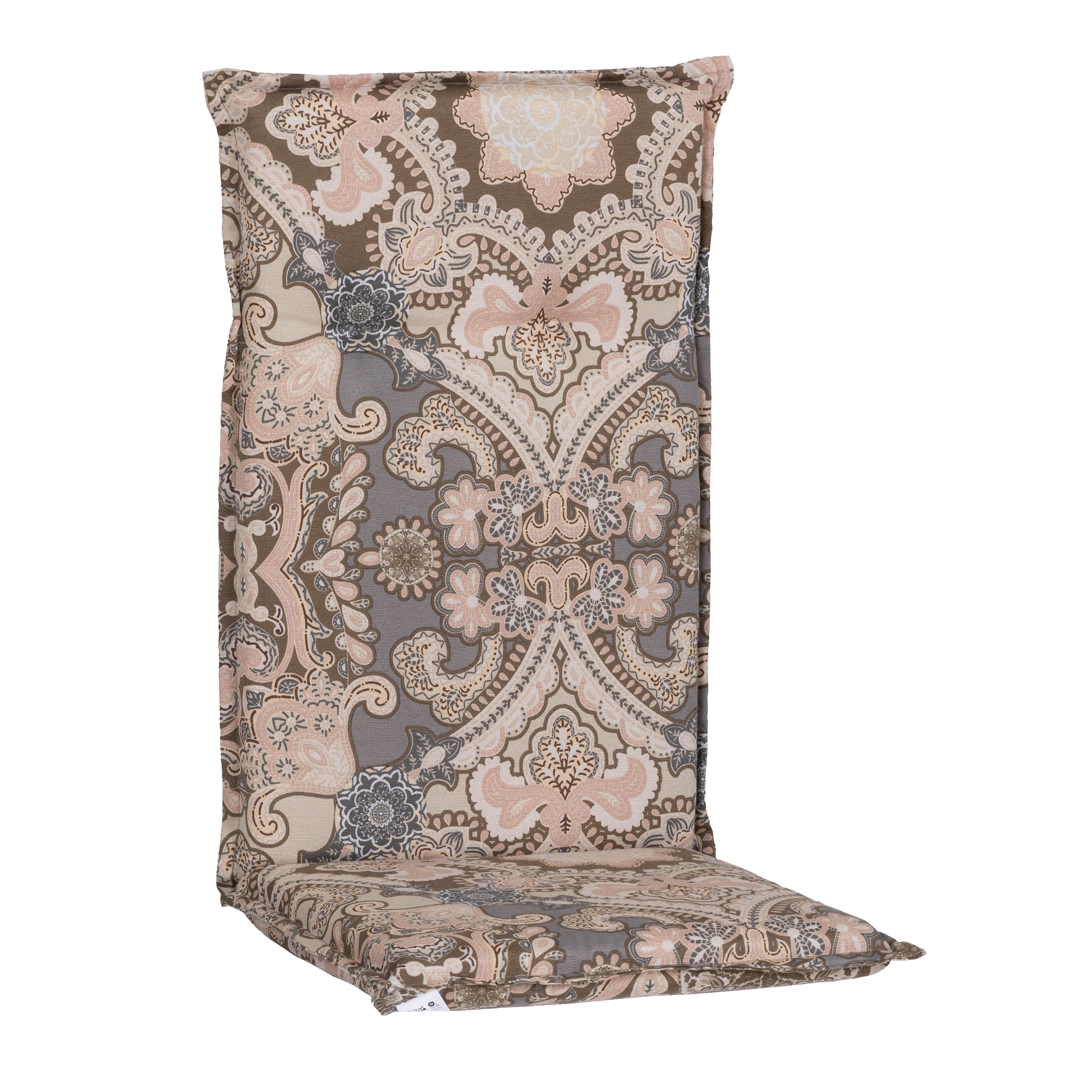 Hochlehner-Auflage 'Giza' braun 48 x 120 x 5 cm