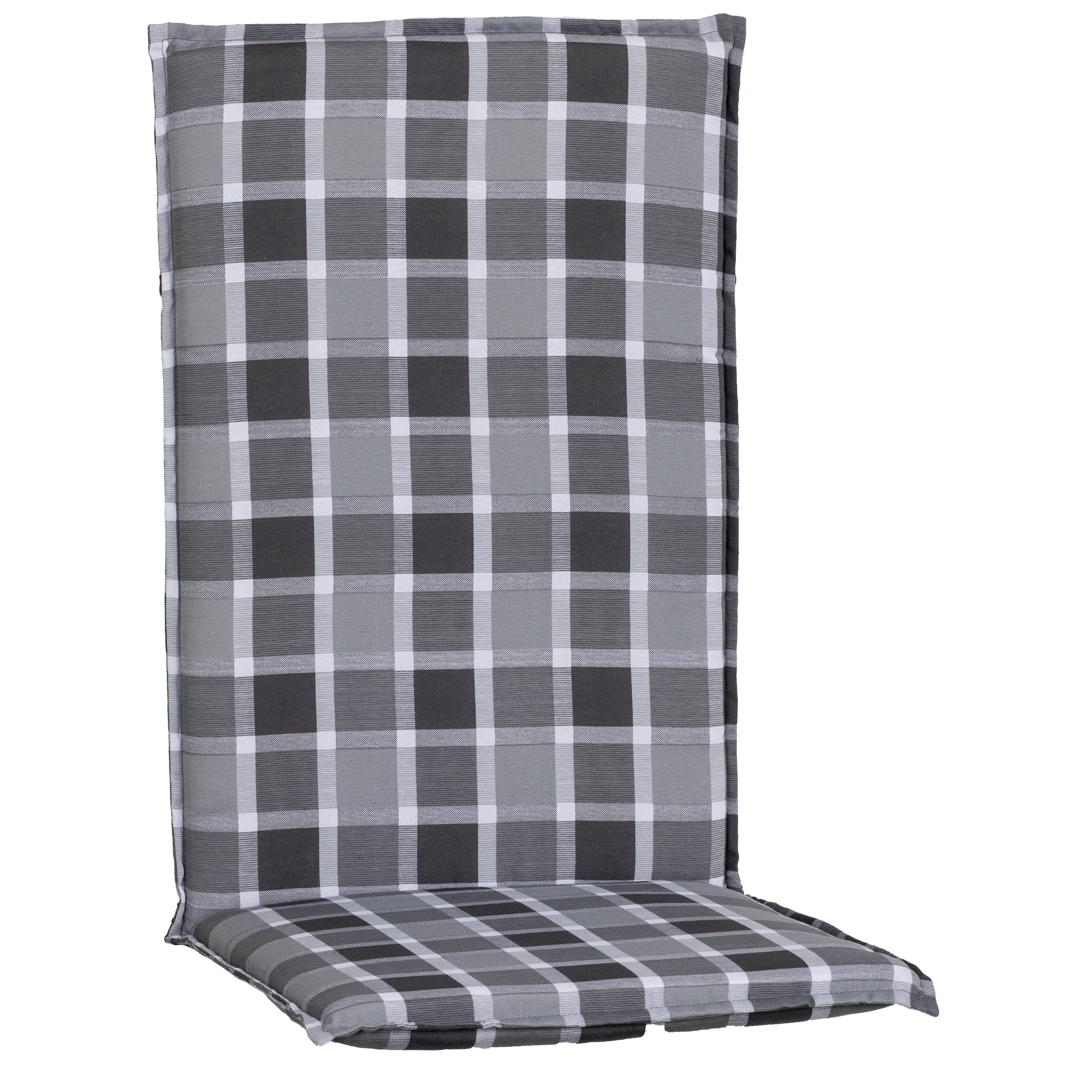 Hochlehner-Auflage 'Male' grau 48 x 119 x 5 cm