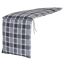 Hochlehner-Auflage 'Male' grau 48 x 119 x 5 cm