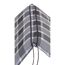 Hochlehner-Auflage 'Male' grau 48 x 119 x 5 cm