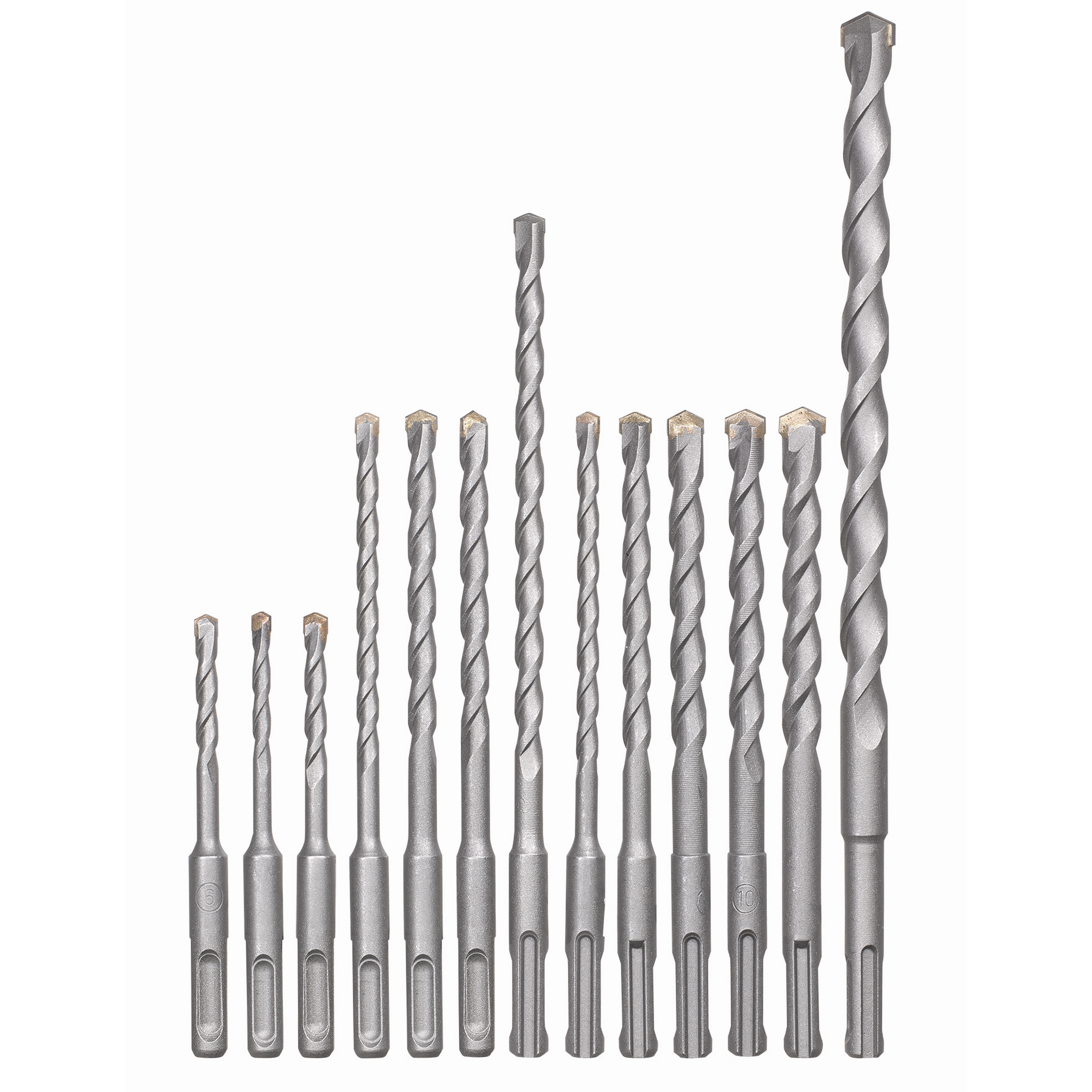 Bohrer-Set 12 Stück SDS-Plus