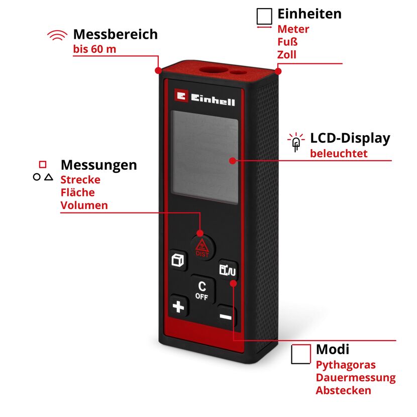 Laser-Entfernungsmesser 'TC-LD 60 R'
