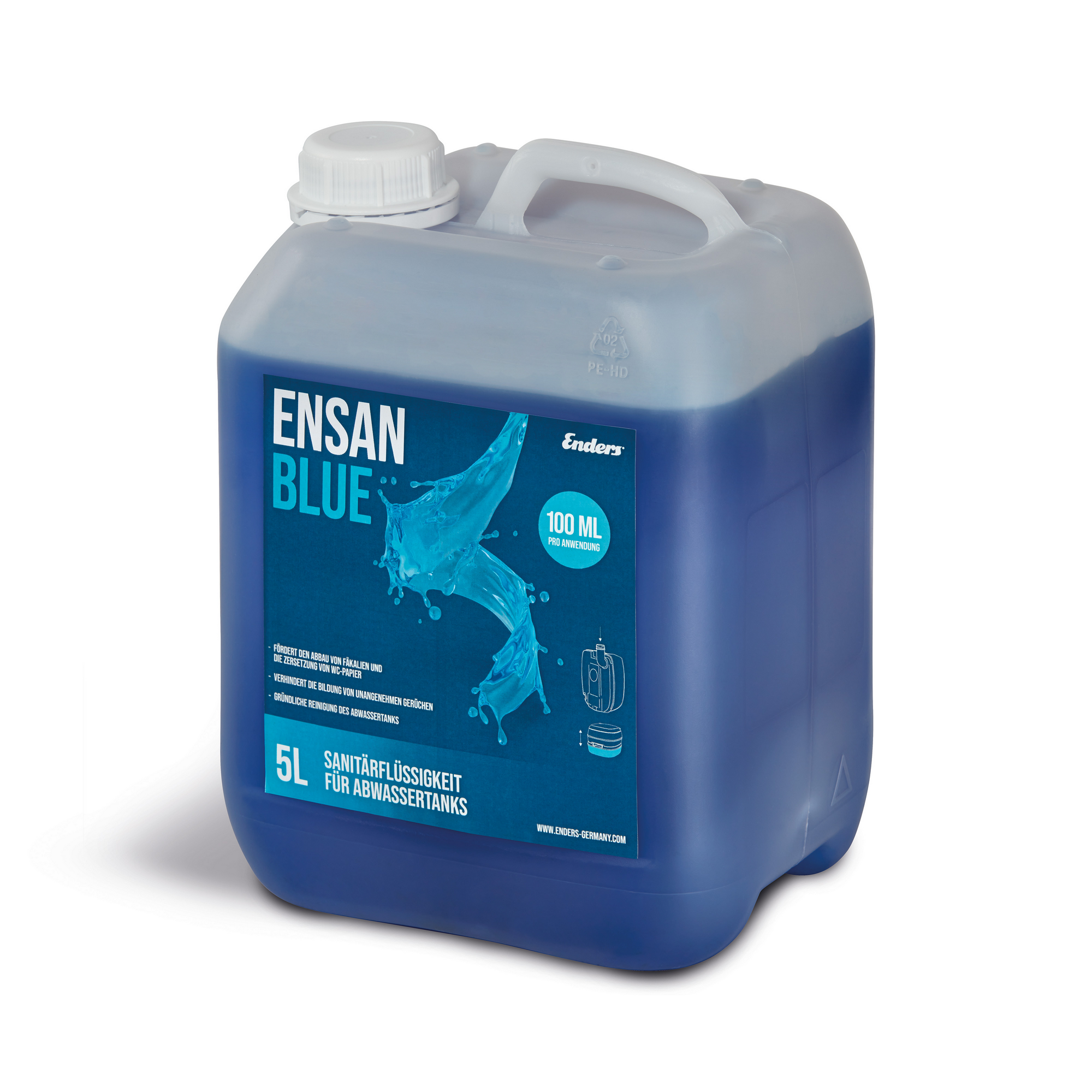 Sanitärflüssigkeit 'Ensan Blue' 5 l für Chemietoiletten