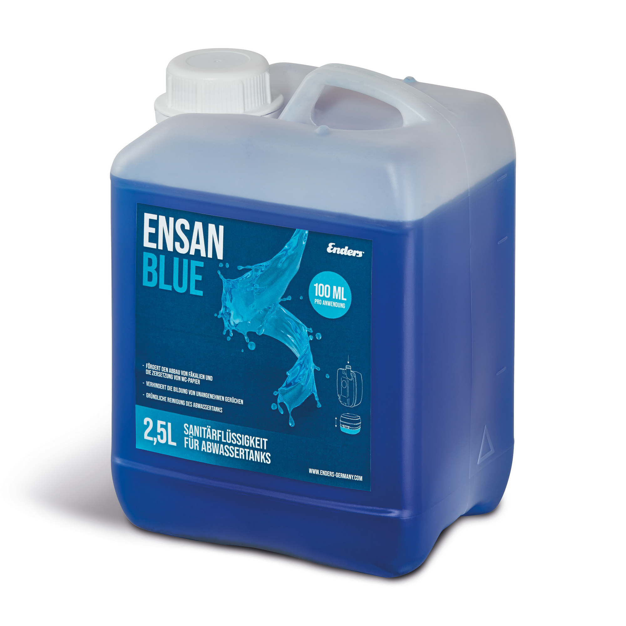 Sanitärflüssigkeit 'Ensan Blue' 2,5 l für Chemietoiletten