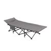 Campingbett klappbar grau 185 x 67 x 38 cm