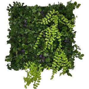 Wandpaneel 'Modular Wall 11122 Cascade Mixed Flora' grün 52 x 52 cm