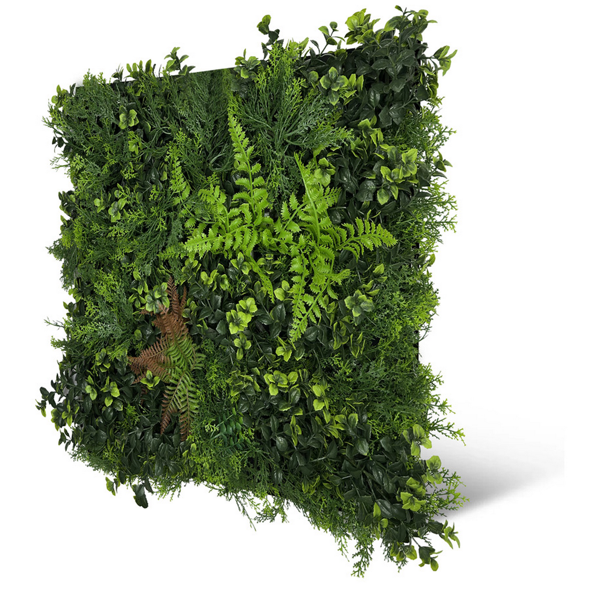 Wandpaneel 'Modular Wall 11123 Feral Green Mixed Flora' grün 52 x 52 cm
