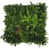 Wandpaneel 'Modular Wall 11123 Feral Green Mixed Flora' grün 52 x 52 cm