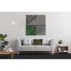 Wandpaneel 'Modular Wall 11300A Grey Slate Stone' grau 52 x 52 cm