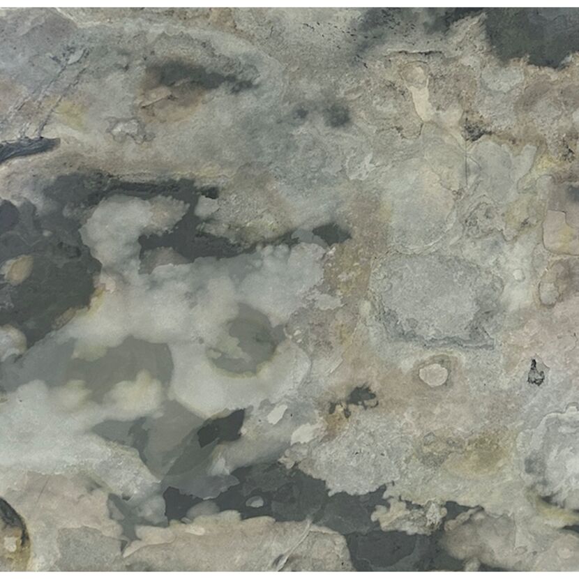 Wandpaneel 'Modular Wall 11301A Patina Slate Stone' grau 52 x 52 cm