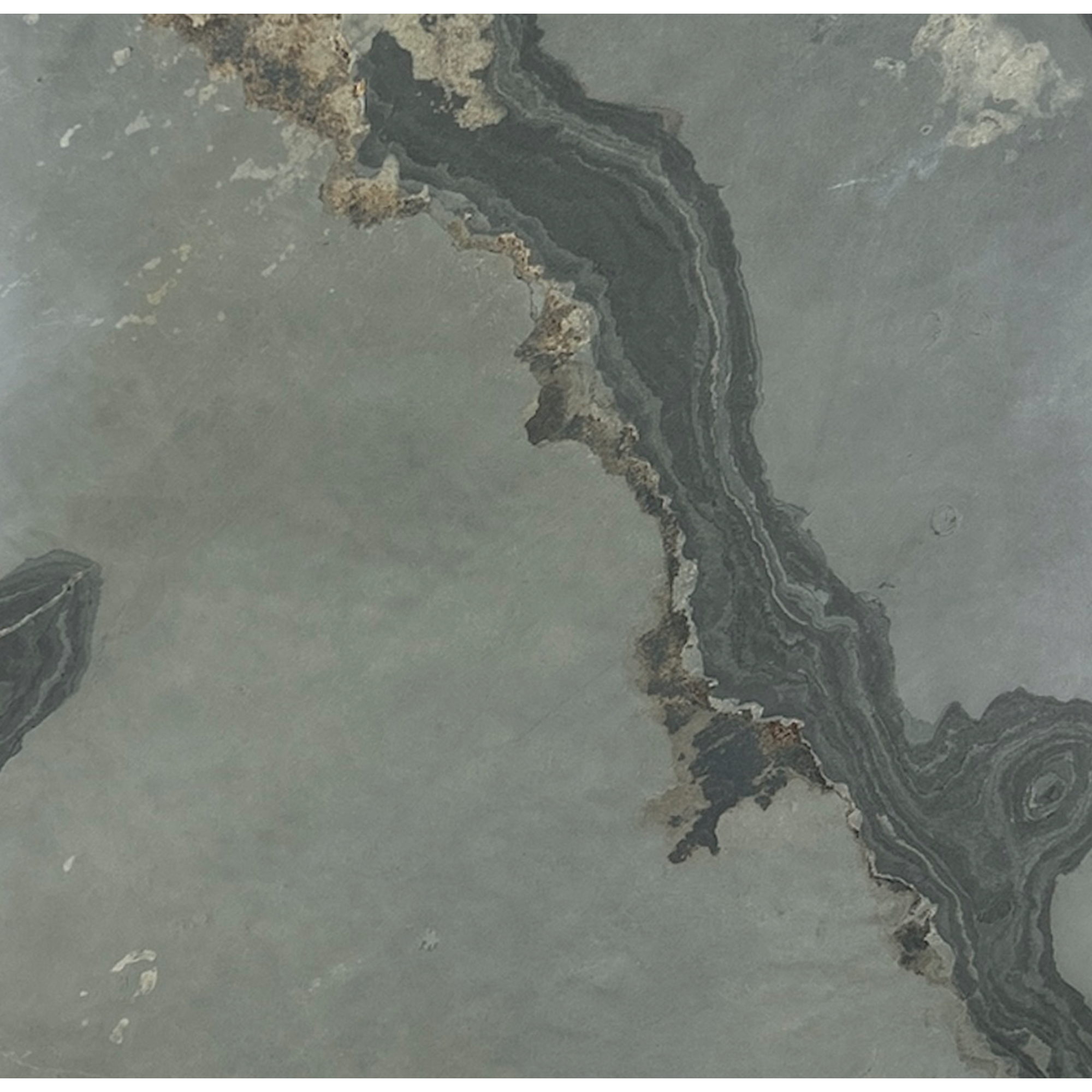Wandpaneel 'Modular Wall 11301A Patina Slate Stone' grau 52 x 52 cm