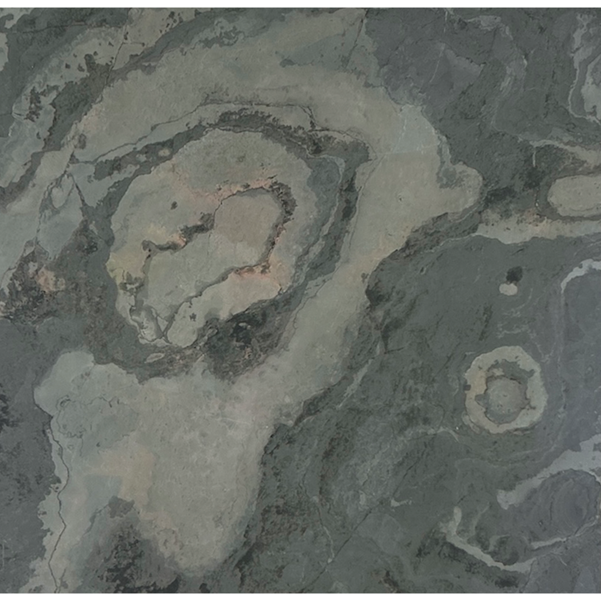 Wandpaneel 'Modular Wall 11301A Patina Slate Stone' grau 52 x 52 cm