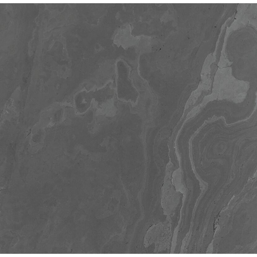 Wandpaneel 'Modular Wall 11302A Black Slate Stone' grau 52 x 52 cm
