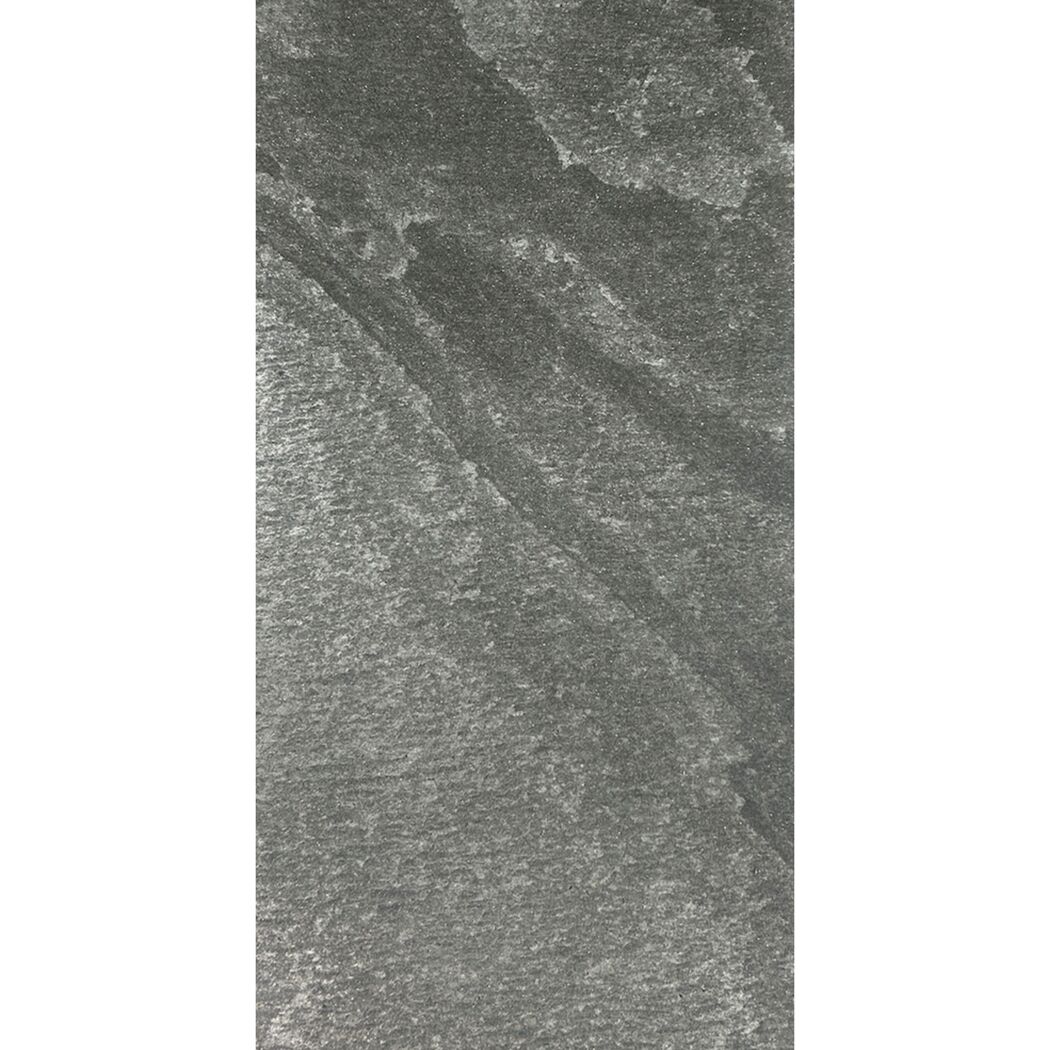 Wandpaneel 'Modular Wall 11300B Grey Slate Stone' grau 52 x 104 cm