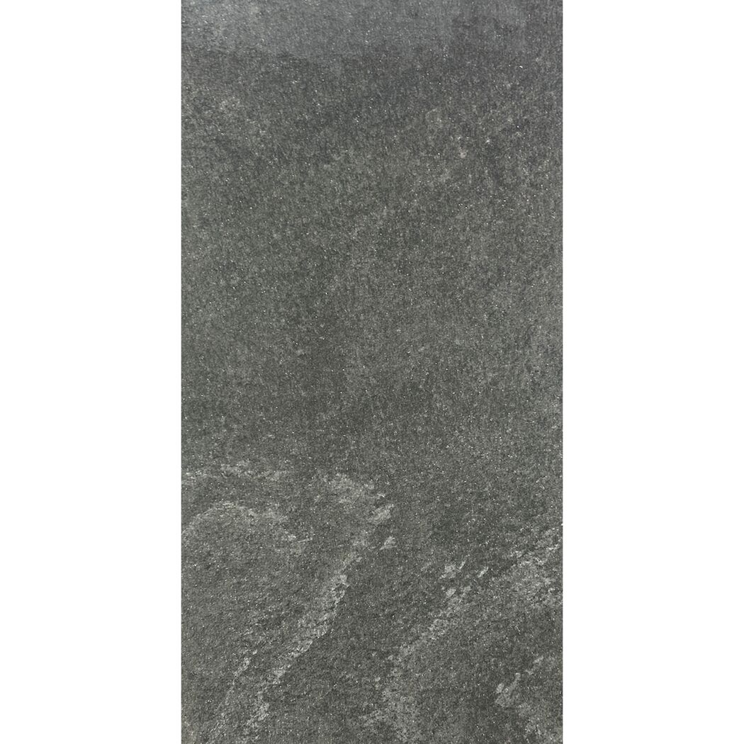 Wandpaneel 'Modular Wall 11300B Grey Slate Stone' grau 52 x 104 cm