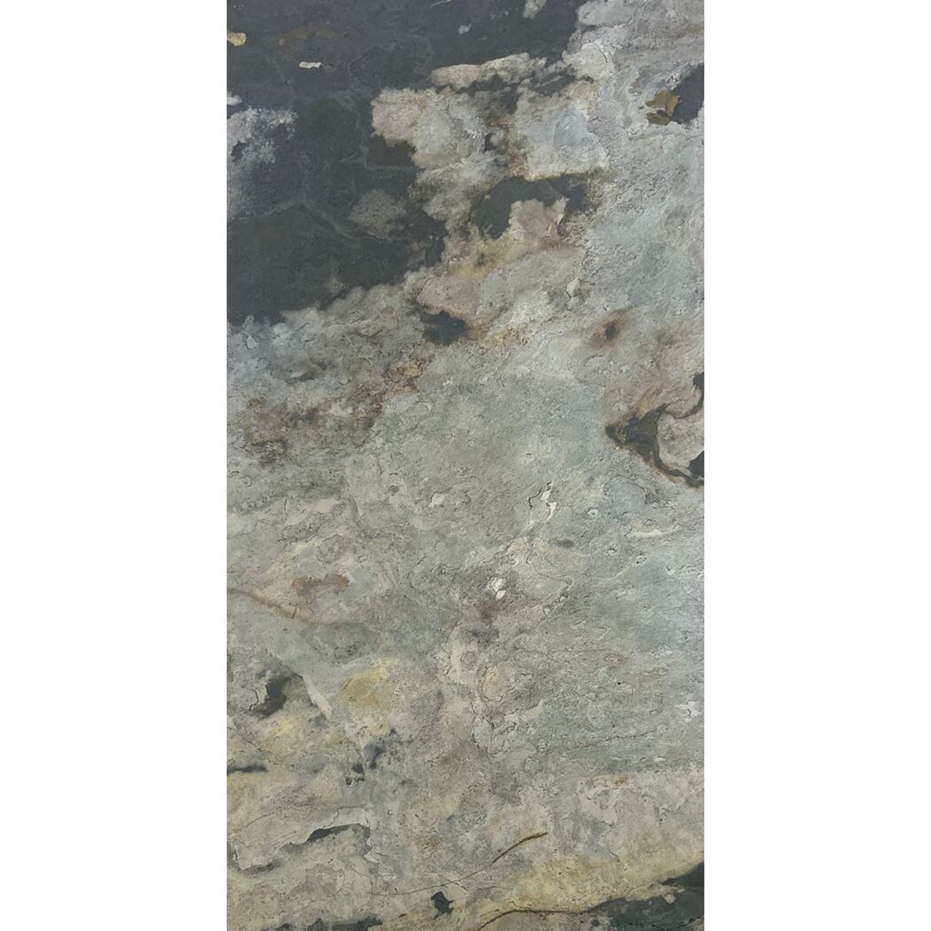 Wandpaneel 'Modular Wall 11301B Patina Slate Stone' grau 52 x 104 cm