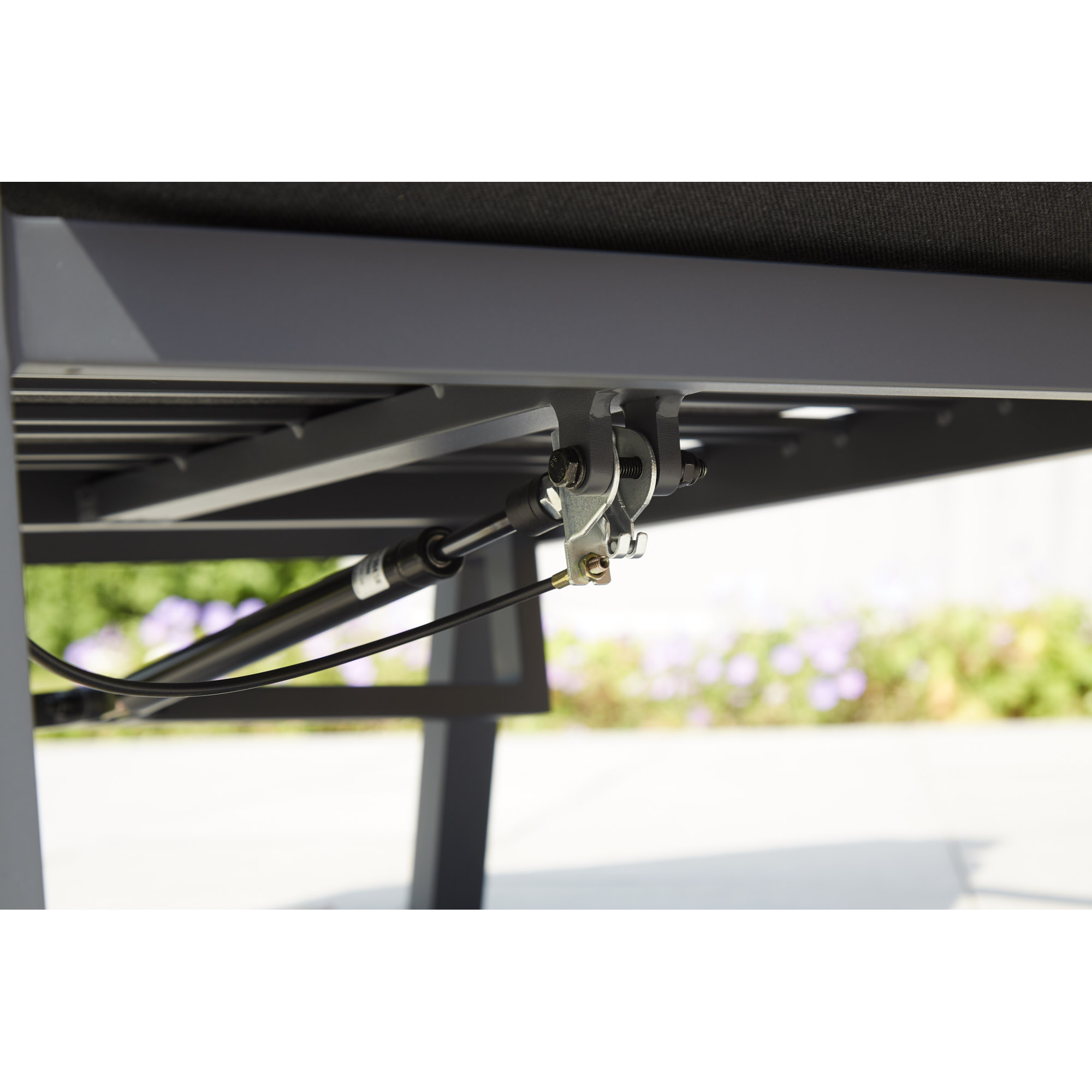 Gartenmoebel-Set 'Yara' anthrazit 6-teilig