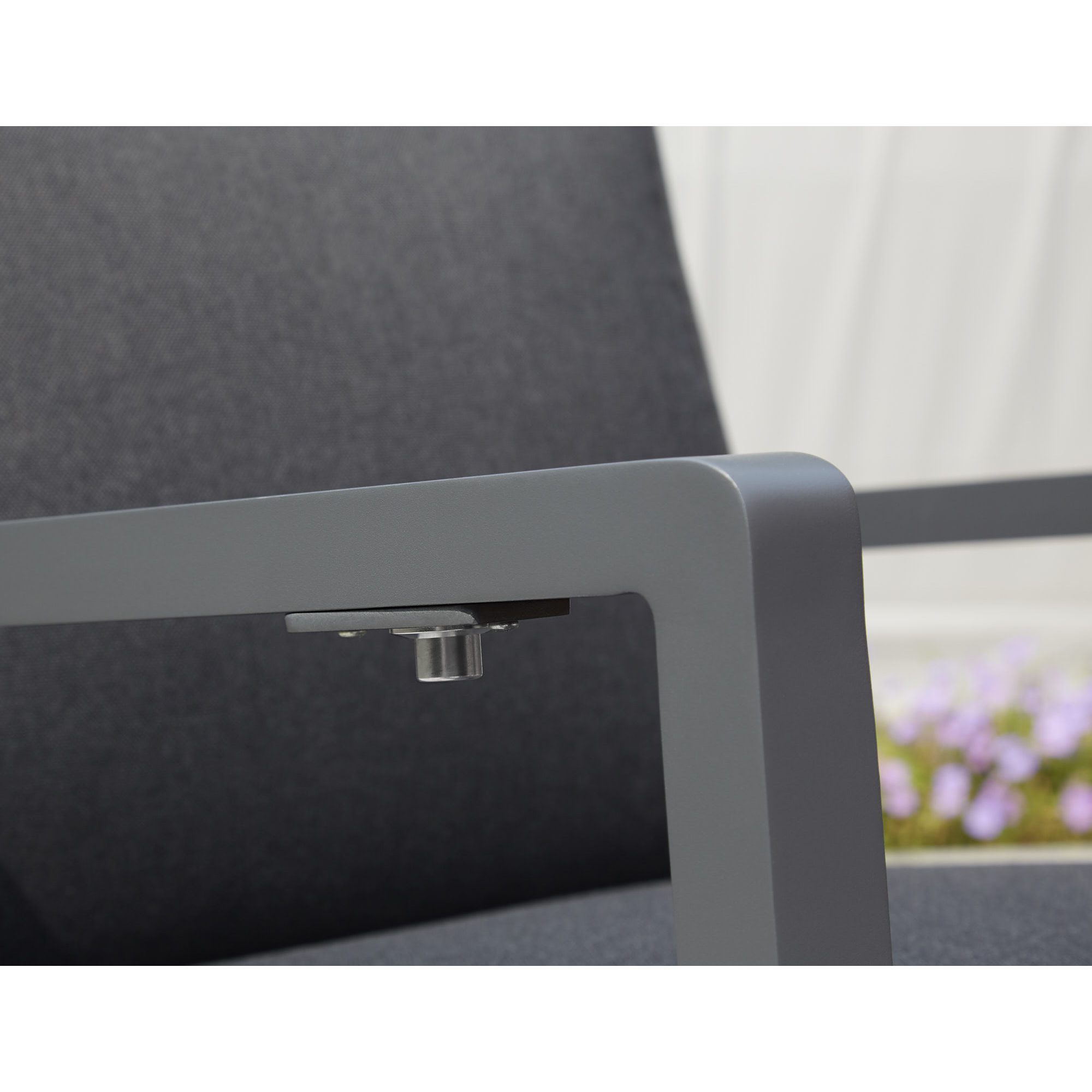 Gartenmoebel-Set 'Yara' anthrazit 6-teilig