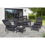 Gartenmoebel-Set 'Yara' anthrazit 6-teilig