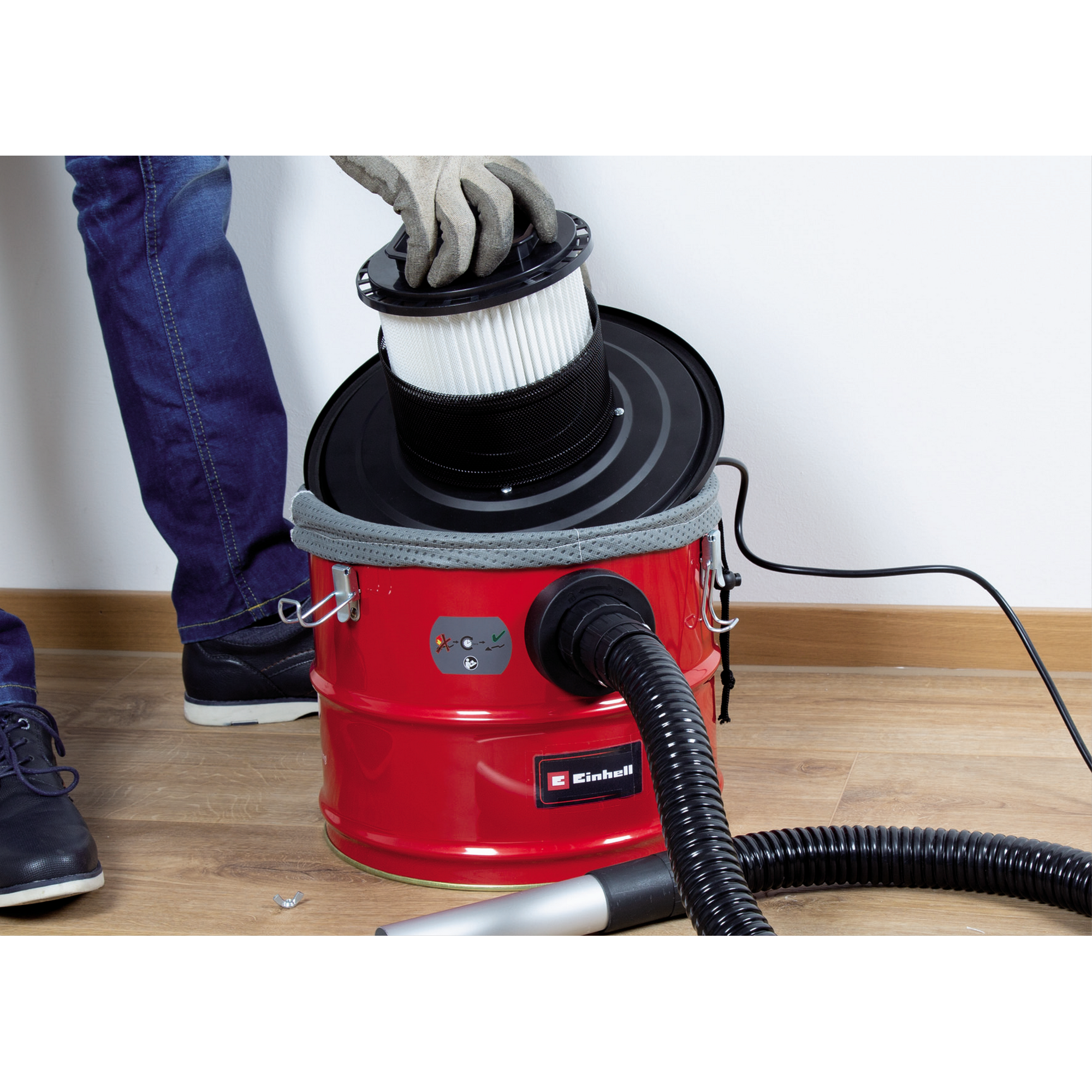 Faltenfilter für Aschesauger