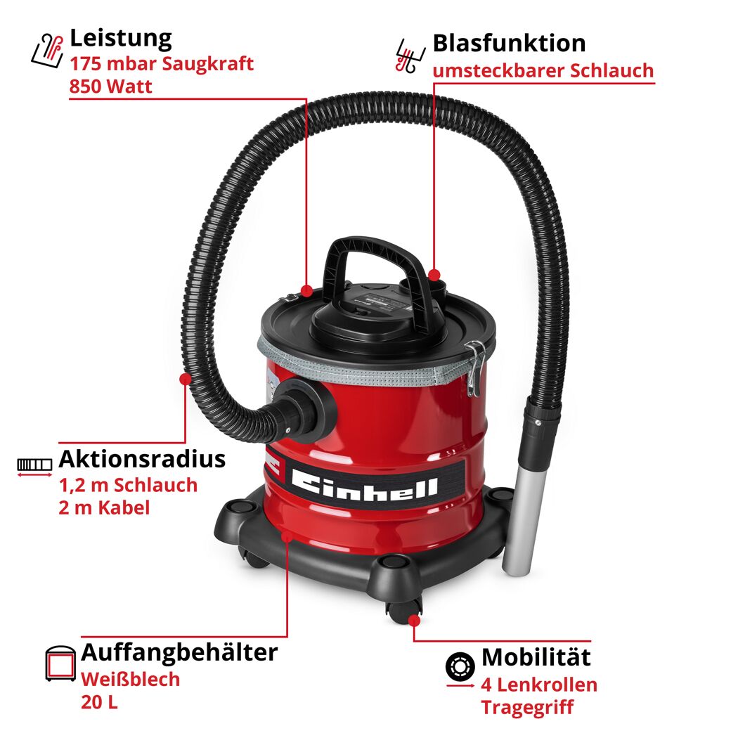 Aschesauger 'TC-AV 2032 DW' 850 W