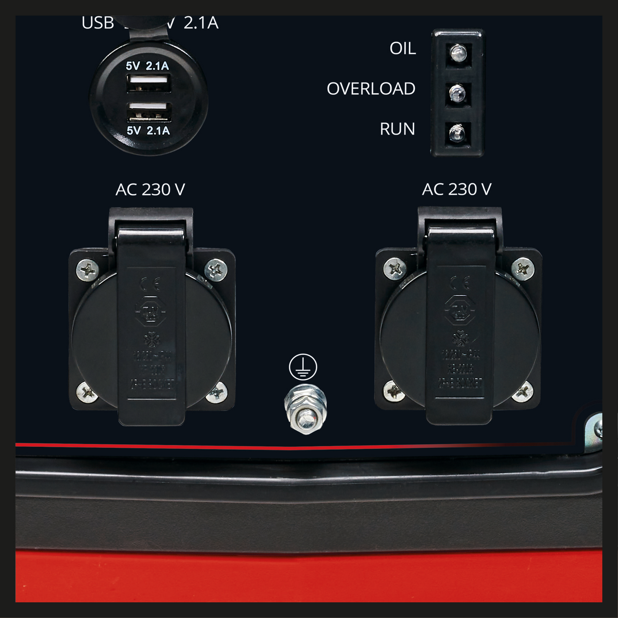 Benzin-Stromerzeuger 'TC-IG 2000' 2000 W