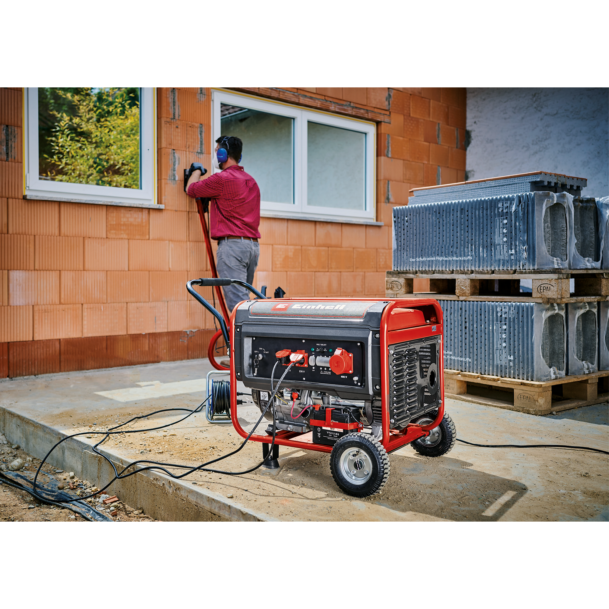 Benzin-Stromerzeuger 'TC-PG 65/E5' 6500 W