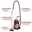 Nass-Trockensauger 'TE-VC 3080 SACL' 1150 W
