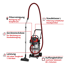 Nass-Trockensauger 'TE-VC 4090 SACL' 1150 W