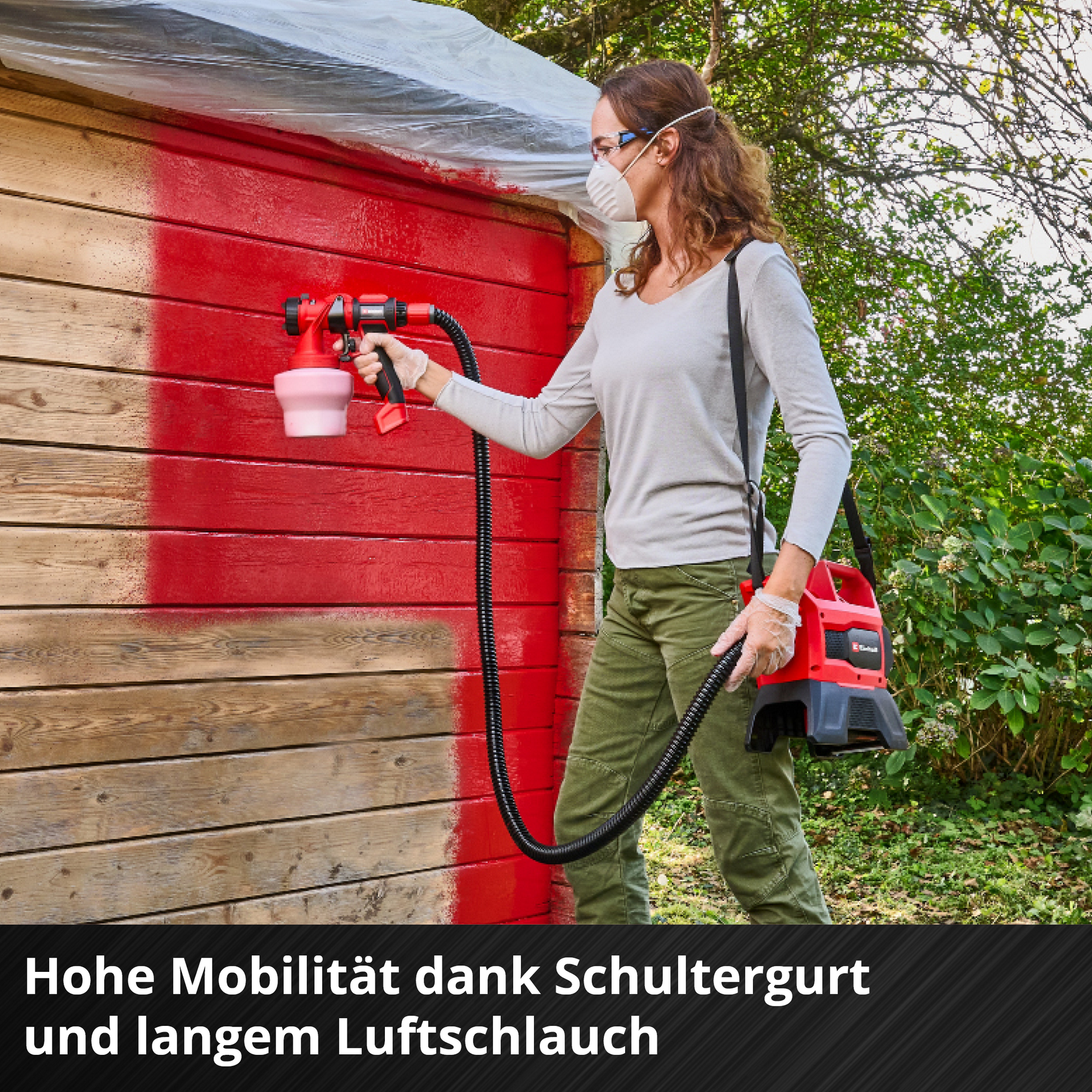 Akku-Farbsprühsystem 'TE-SY 18/90 Li-Solo' ohne Akku