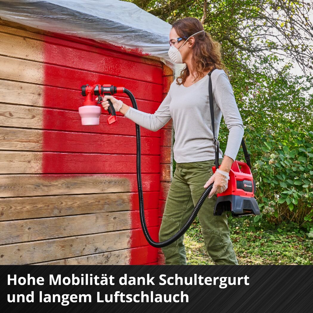 Akku-Farbsprühsystem 'TE-SY 18/90 Li-Solo' ohne Akku