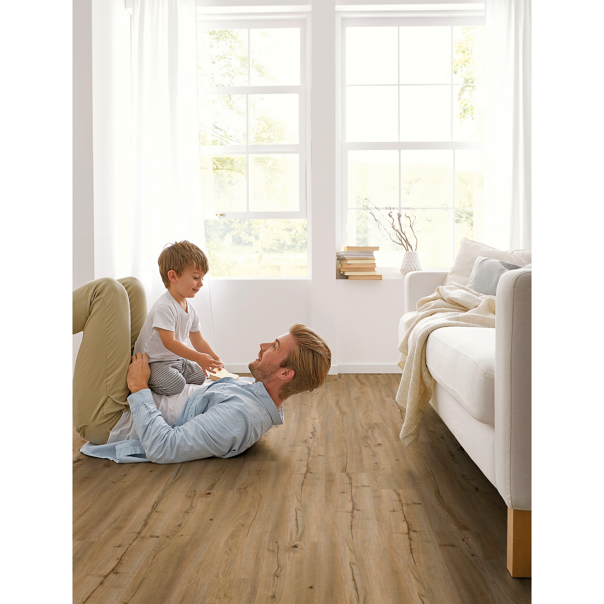 Designboden 'Freestyle Access' Golden Rustic Oak 8 mm