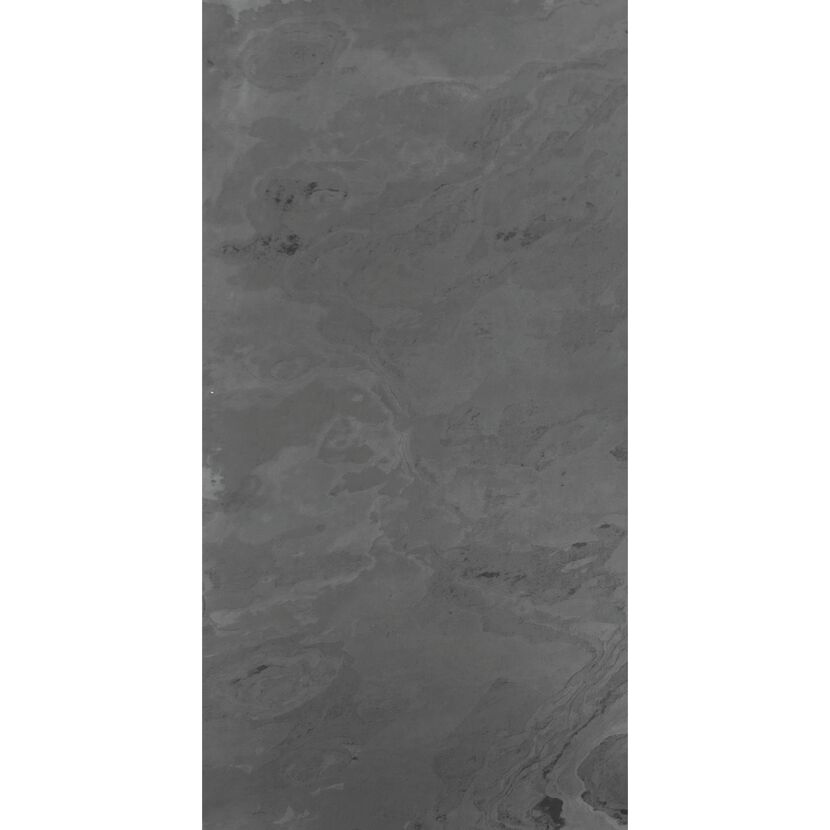 Wandpaneel 'Modular Wall 11302B Black Slate Stone' grau 52 x 104 cm
