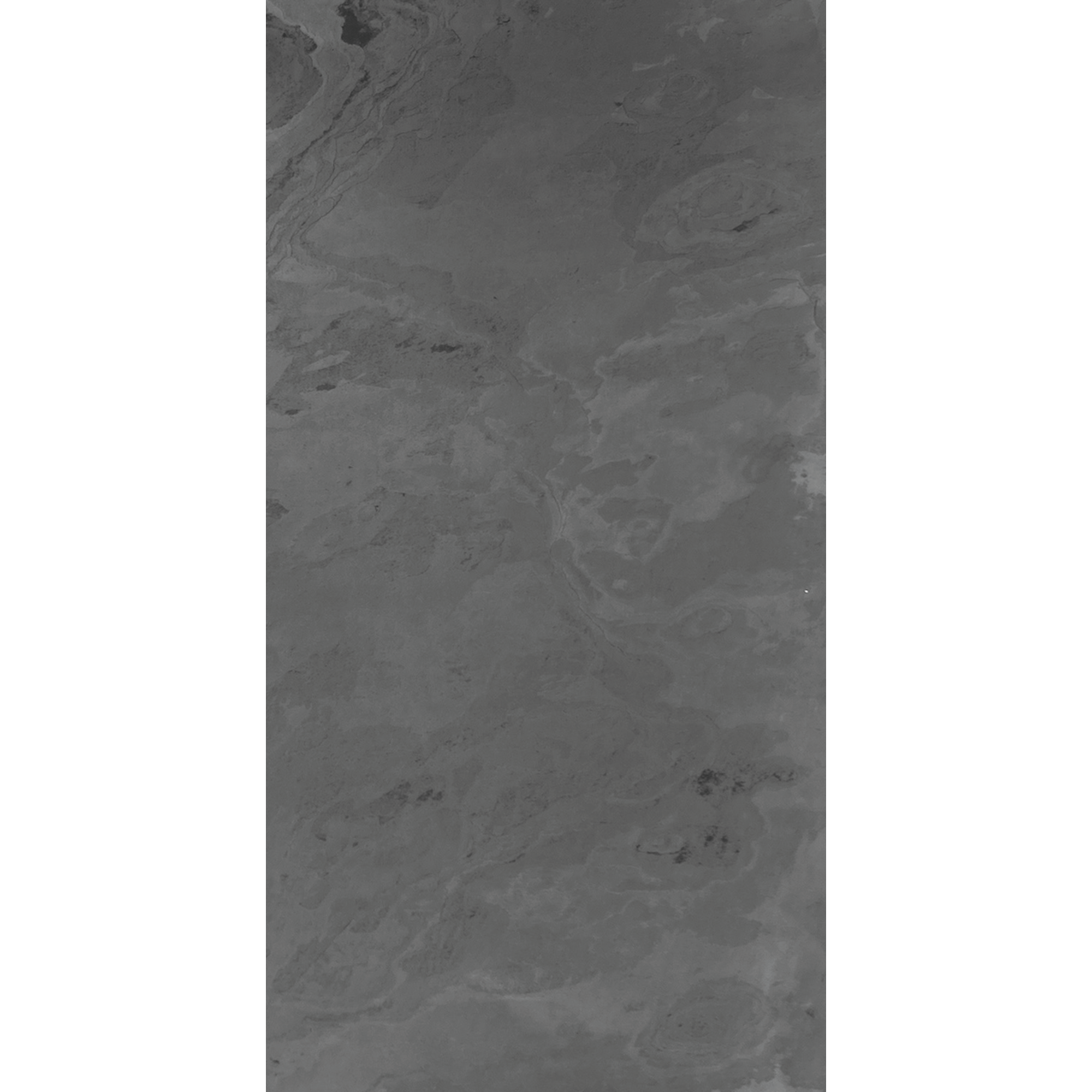 Wandpaneel 'Modular Wall 11302B Black Slate Stone' grau 52 x 104 cm