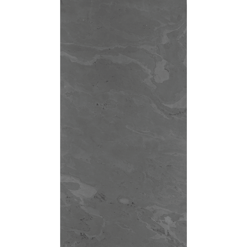 Wandpaneel 'Modular Wall 11302B Black Slate Stone' grau 52 x 104 cm